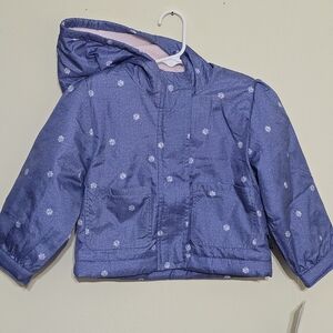 OshKosh B'gosh Purple Snowflake Puffer Jacket